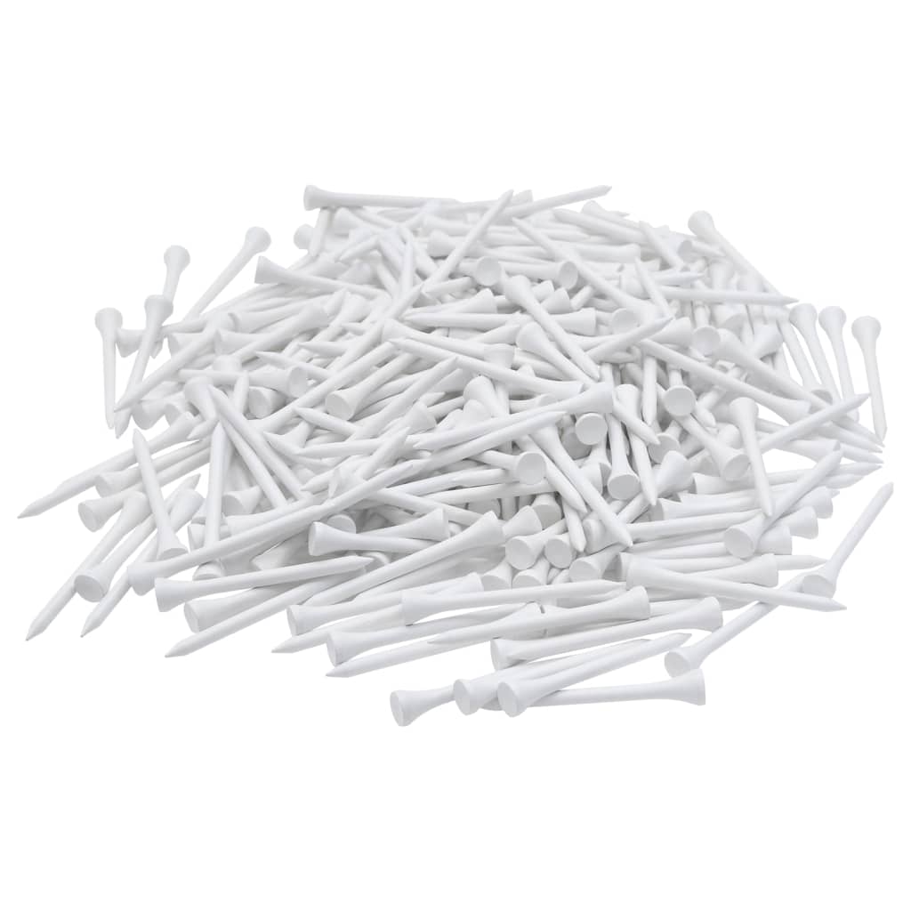 golf-tees 1000 stk. 83 mm bambus hvid