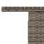 havebord med glastop 100x55x73 cm polyrattan grå