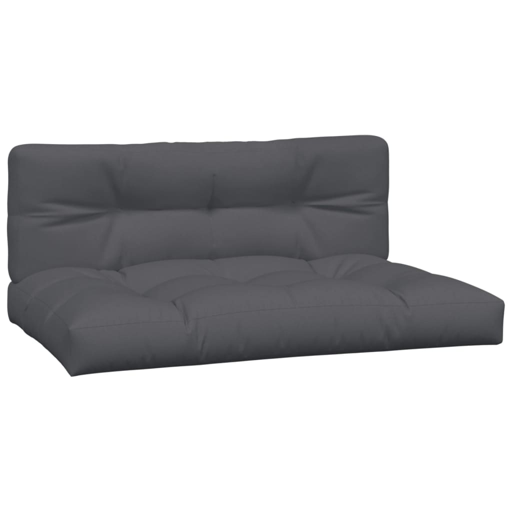 midtermoduler til pallesofa 2 stk. med hynder massivt akacietræ