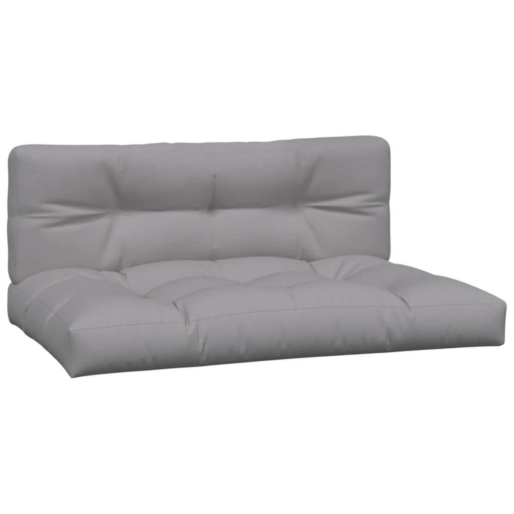 midtermoduler til pallesofa 2 stk. med hynder massivt akacietræ