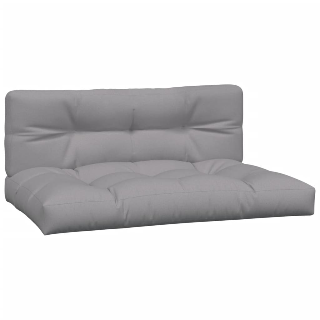midtermoduler til pallesofa 2 stk. med hynder massivt akacietræ