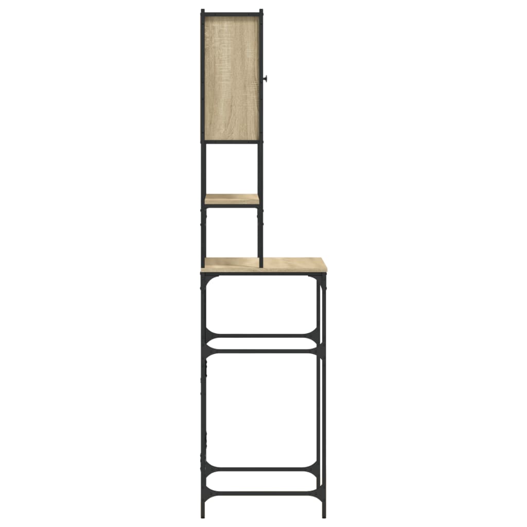 vaskemaskineskab 68x48,5x194 cm sonoma-eg