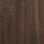 skobænk 100x38,5x49 cm konstrueret træ brun egetræsfarve