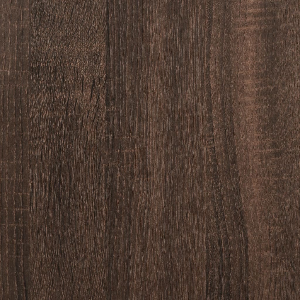 skobænk 100x38,5x49 cm konstrueret træ brun egetræsfarve