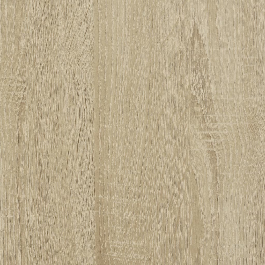 konsolbord 100x32x75 cm konstrueret træ sonoma-eg