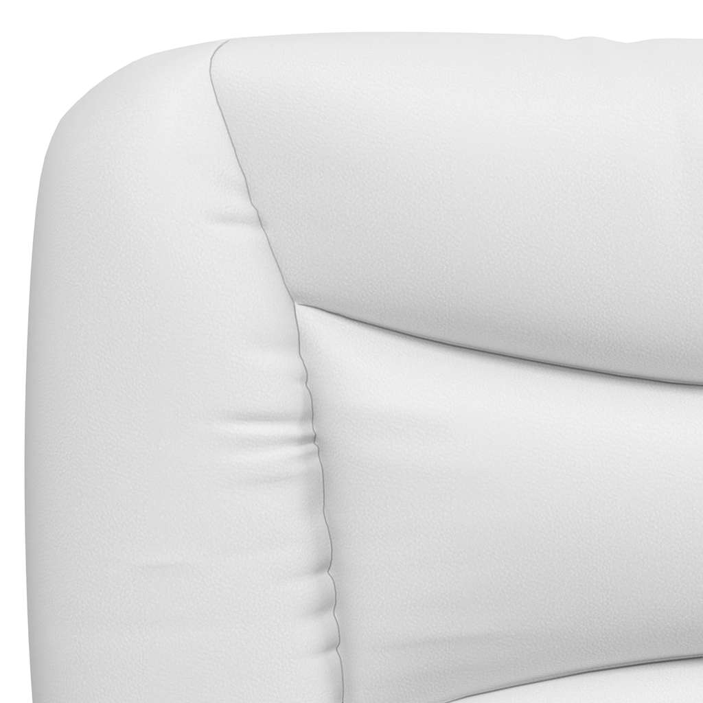sengeramme uden madras Hvar 200x200 cm kunstlæder hvid