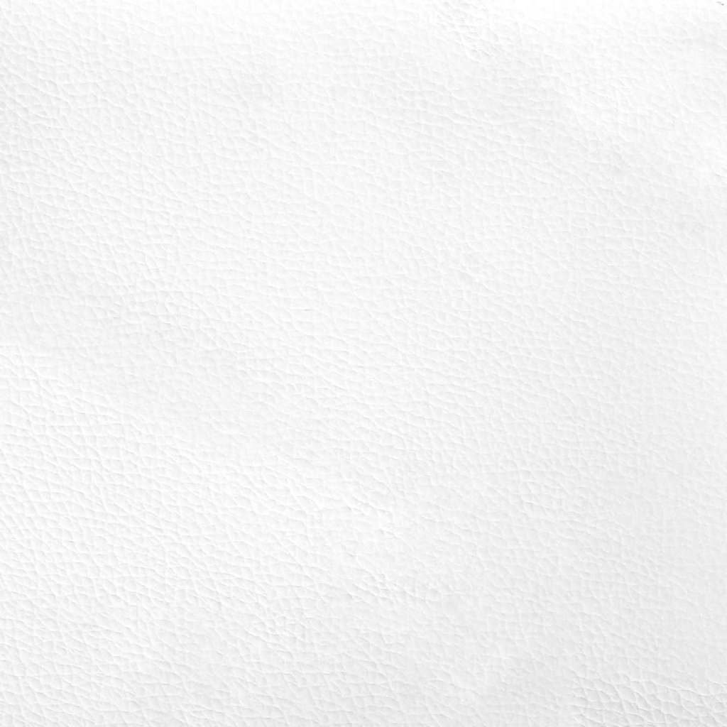 sengeramme uden madras Hvar 200x200 cm kunstlæder hvid