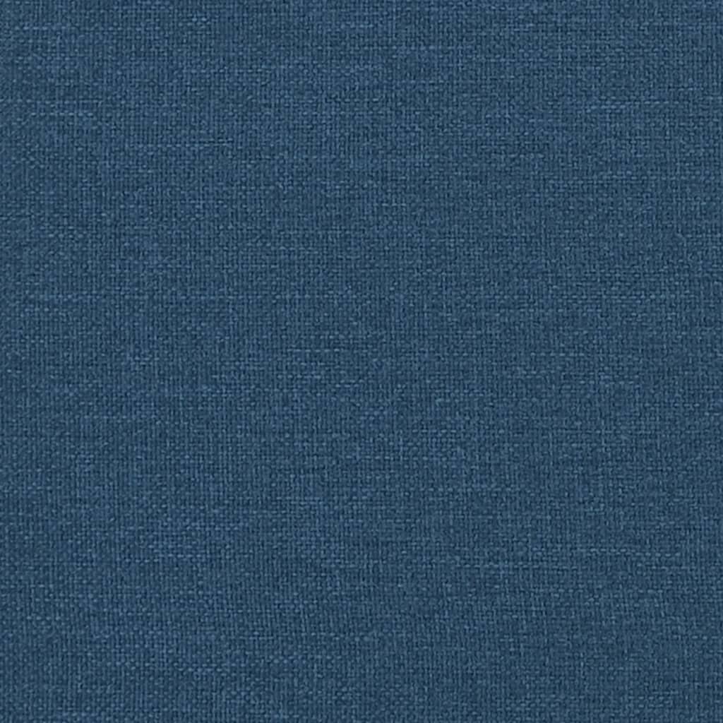 seng med madras Hvar 80x200 cm stof blå