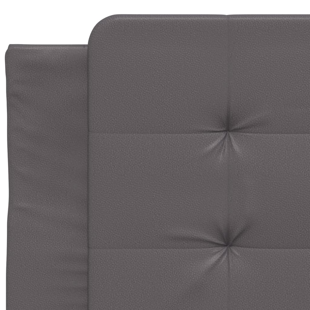 sengeramme uden madras Zadar 90x200 cm kunstlæder grå