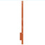sengegavl 160 cm massivt fyrretræ gyldenbrun