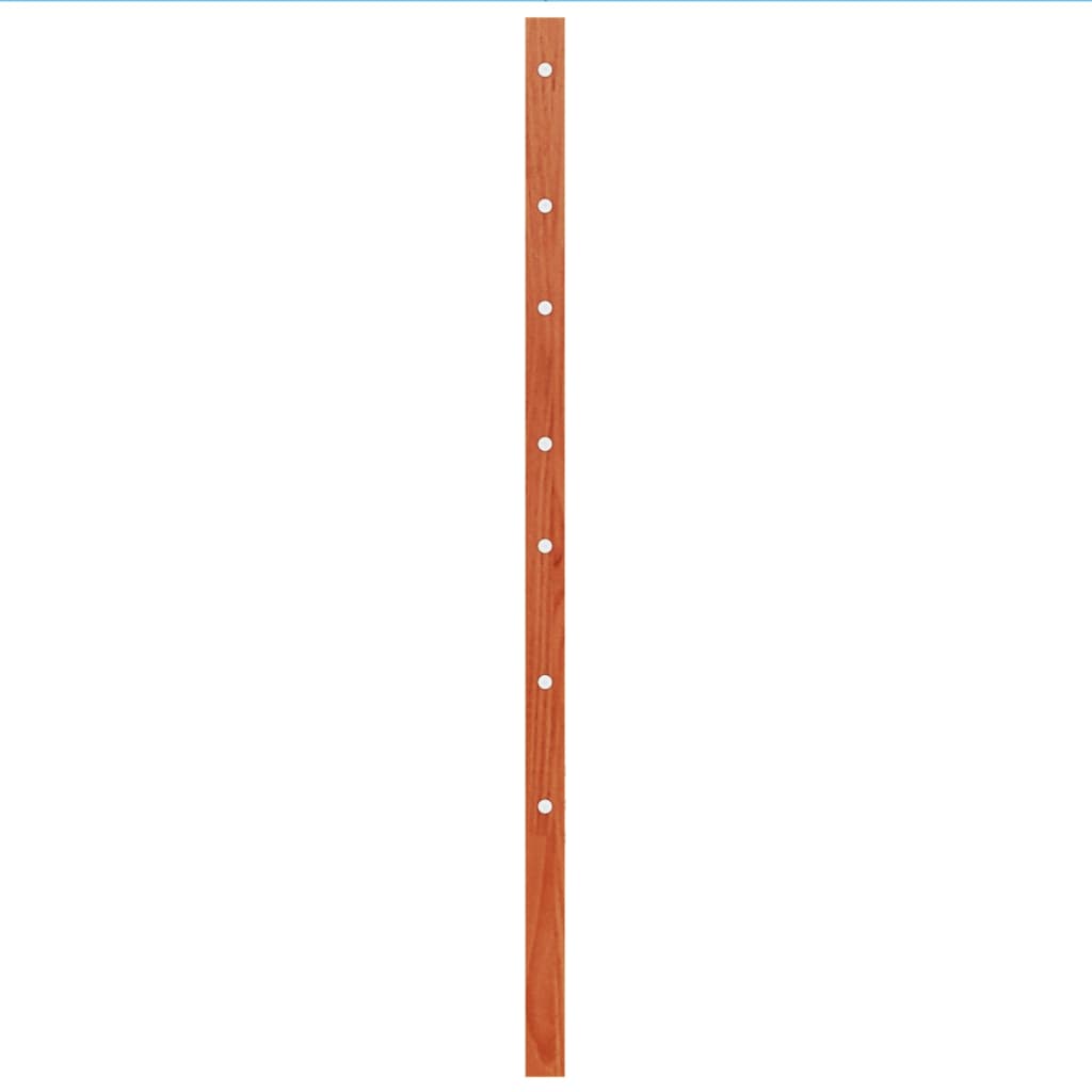 sengegavl 100 cm massivt fyrretræ gyldenbrun