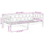 daybed uden madras 80x200 cm massivt fyrretræ gyldenbrun