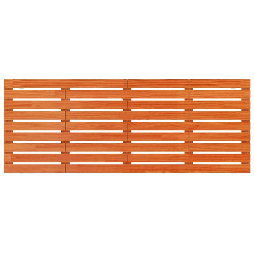 sengegavl 166x3x63 cm massivt fyrretræ brun