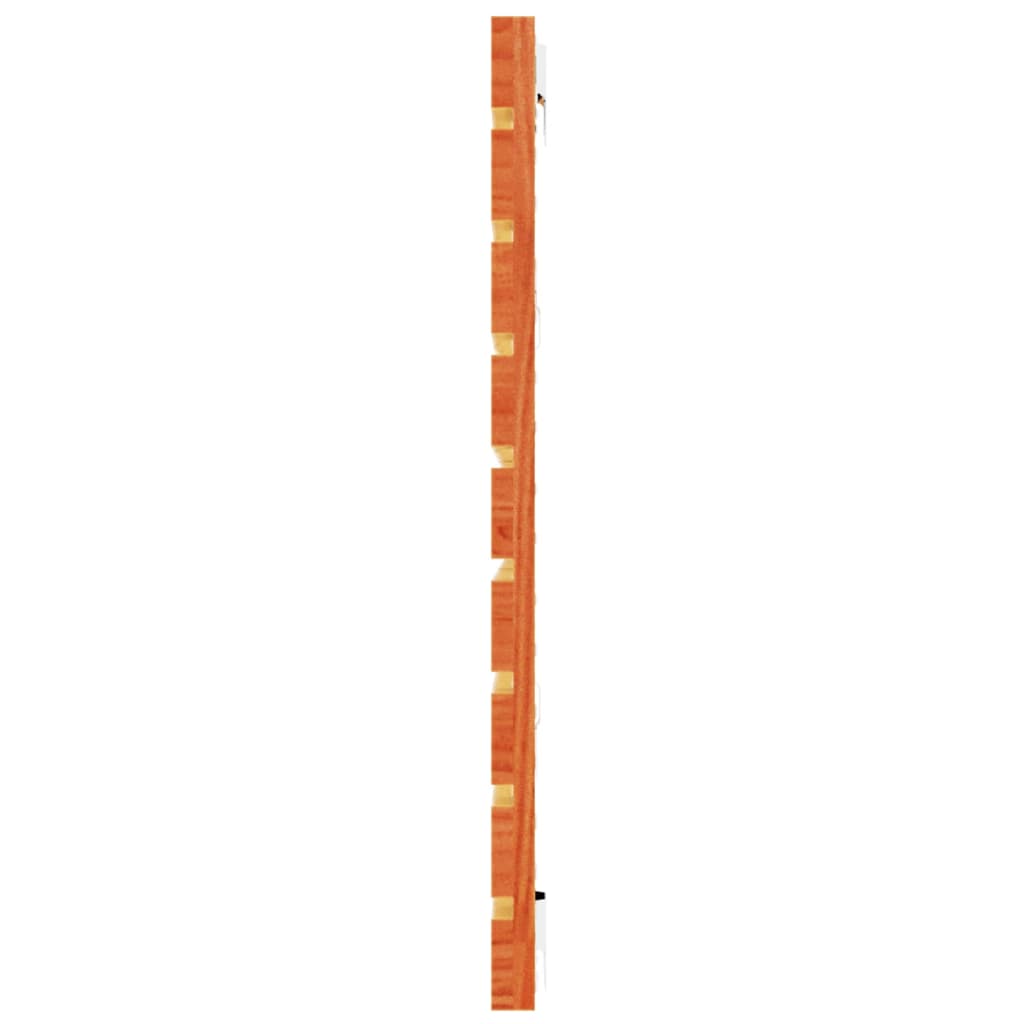 sengegavl 166x3x63 cm massivt fyrretræ brun