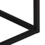 konsolbord 110x30x75 cm massivt genbrugstræ og jern