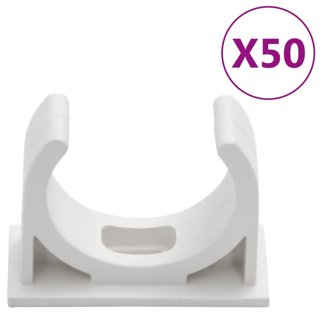 kabelkanaler med clips Ø32 mm 30 m PVC