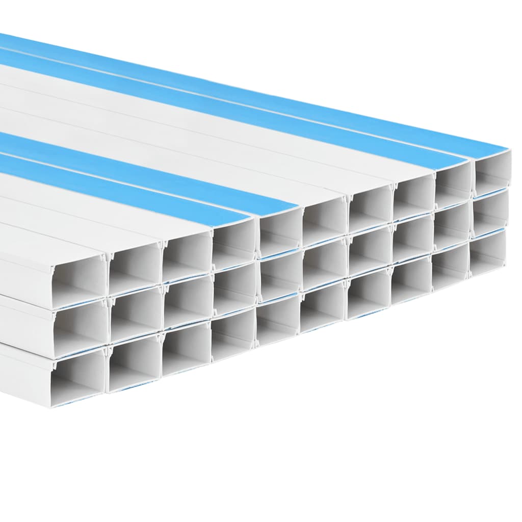 selvklæbende kabelkanal 50x25 mm 30 mm PVC