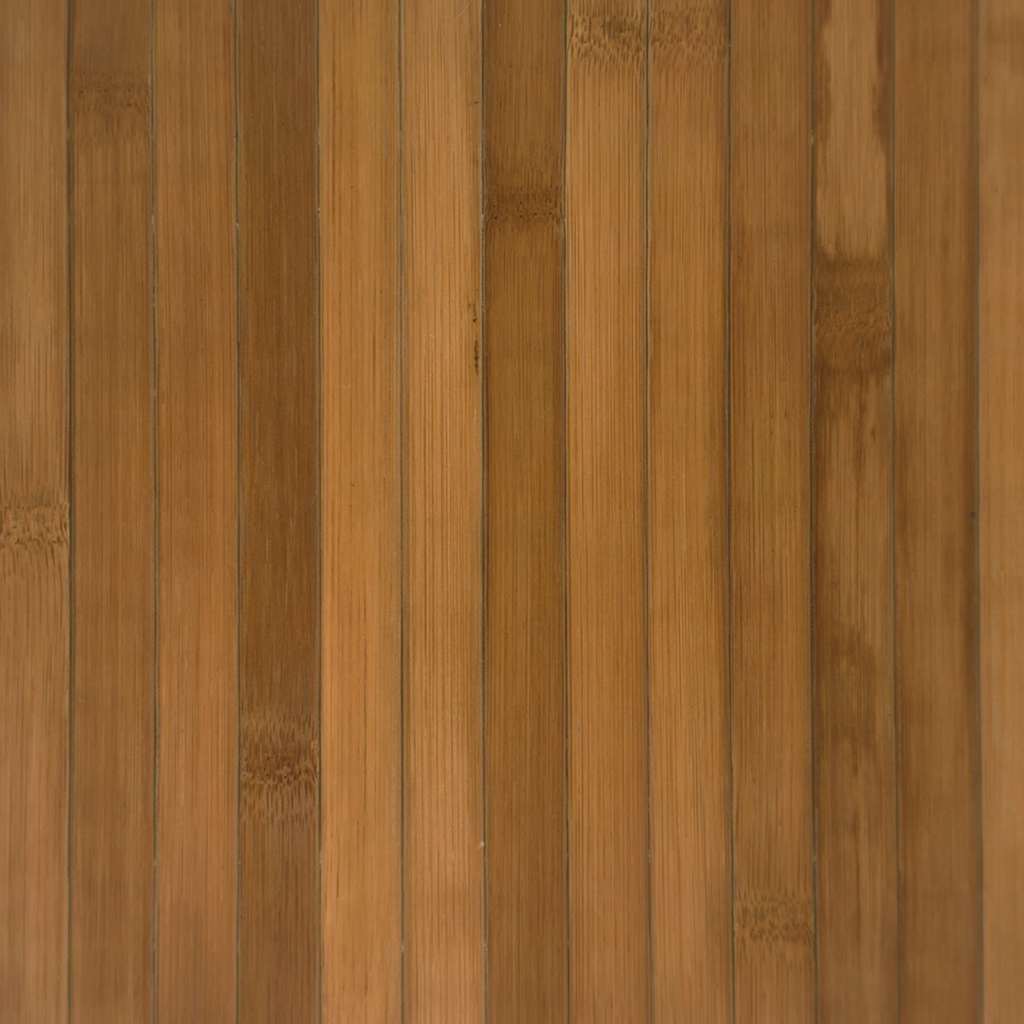 gulvtæppe 60x500 cm rektangulær bambus brun