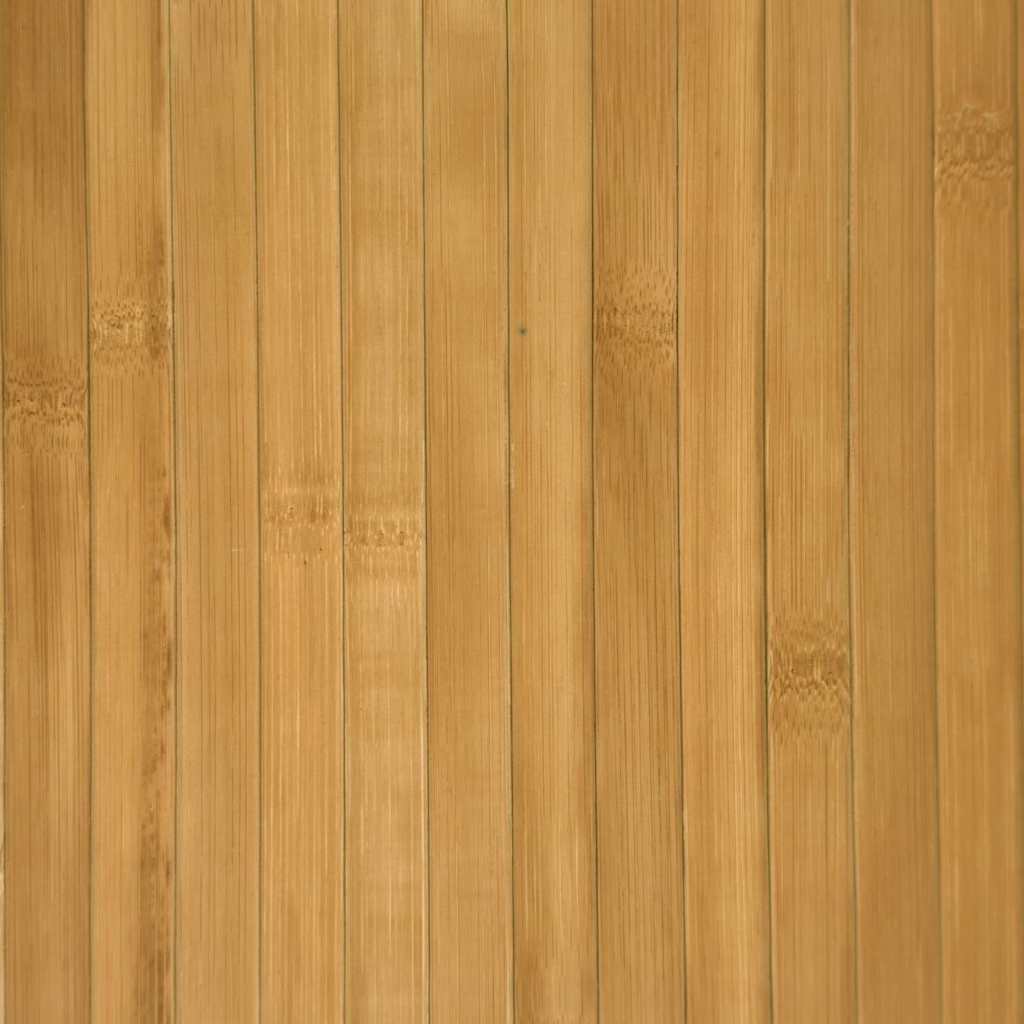 gulvtæppe 80x200 cm rektangulær bambus naturfarvet