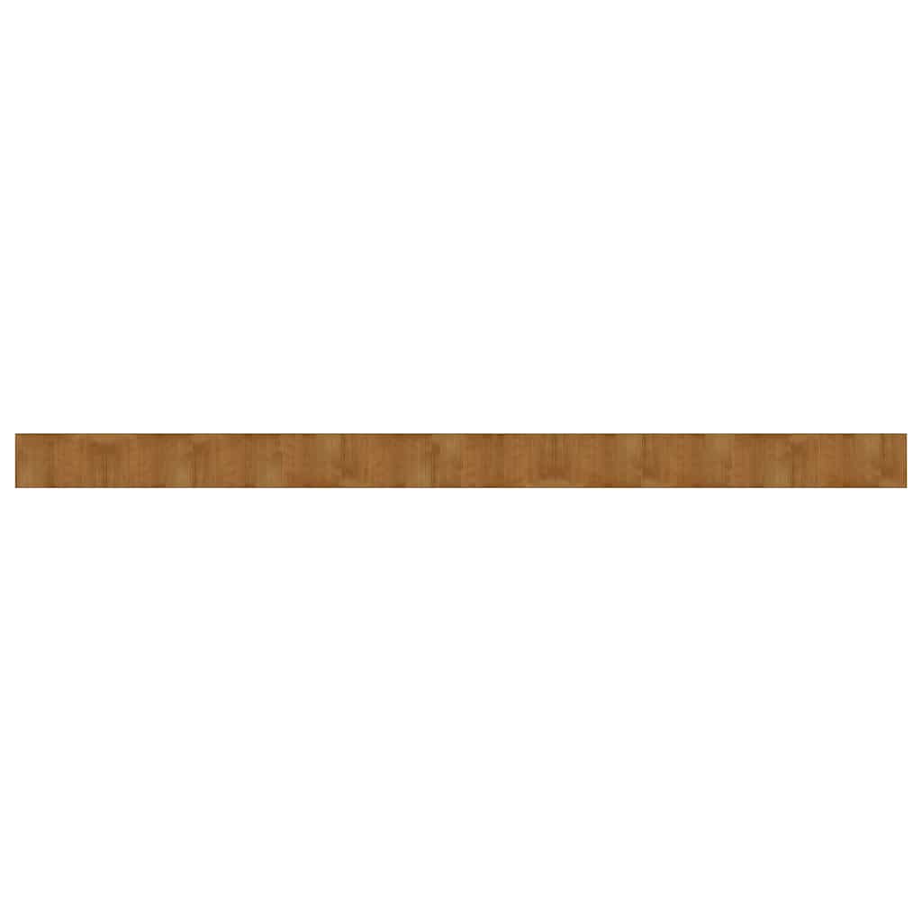 gulvtæppe 60x1000 cm rektangulær bambus brun