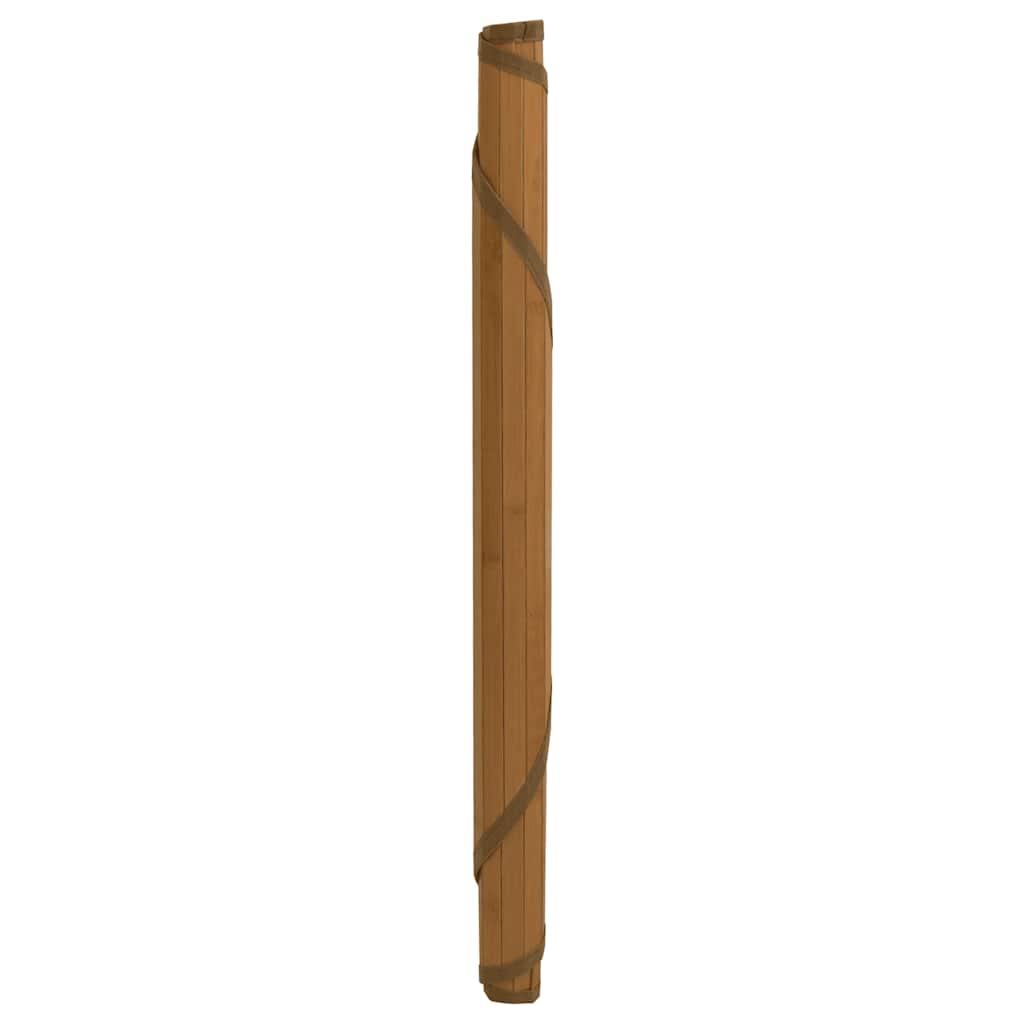 gulvtæppe 60 cm bambus brun