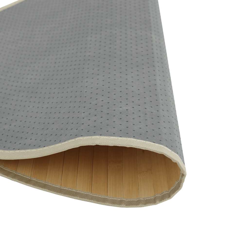 gulvtæppe 60 cm bambus lys naturfarvet