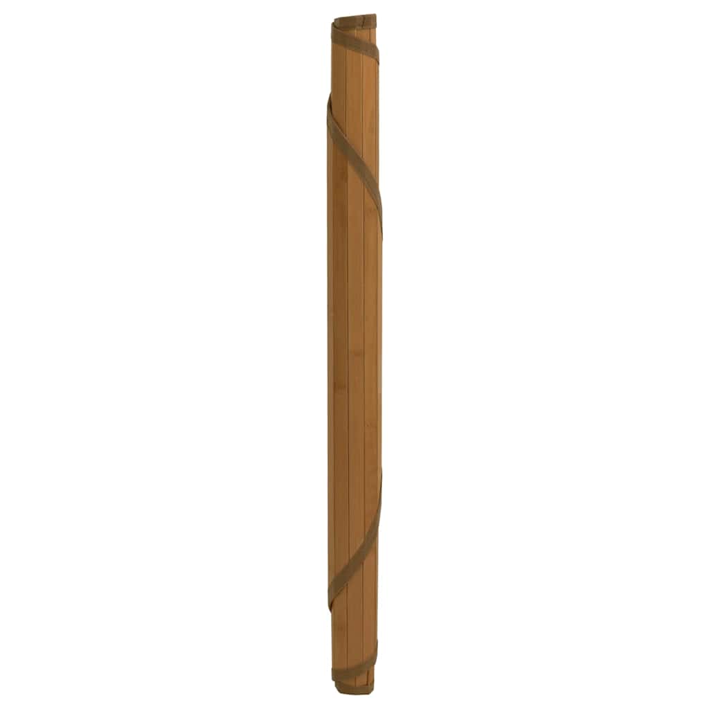 gulvtæppe 100 cm bambus brun