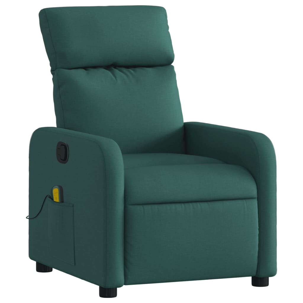 massagestol stof mørkegrøn