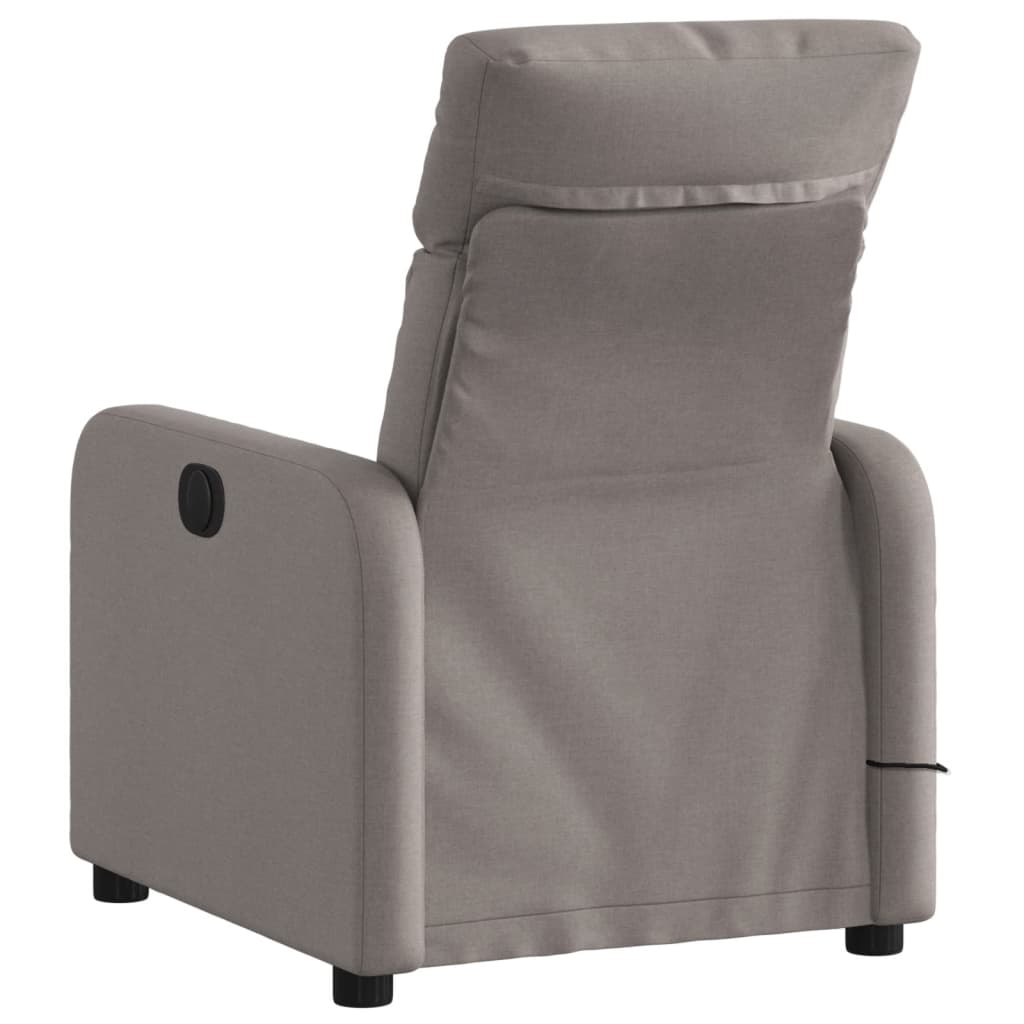 massagestol stof gråbrun
