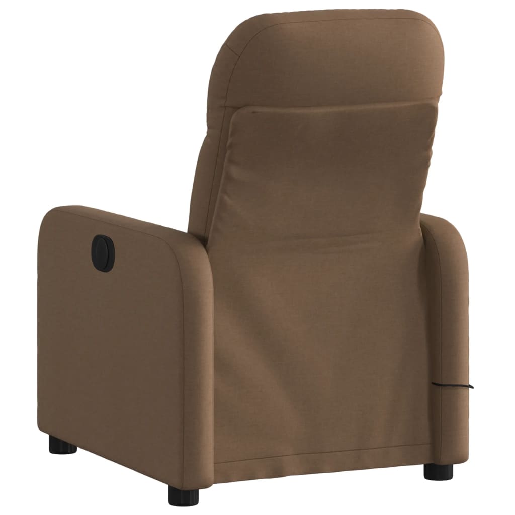 massagestol stof brun