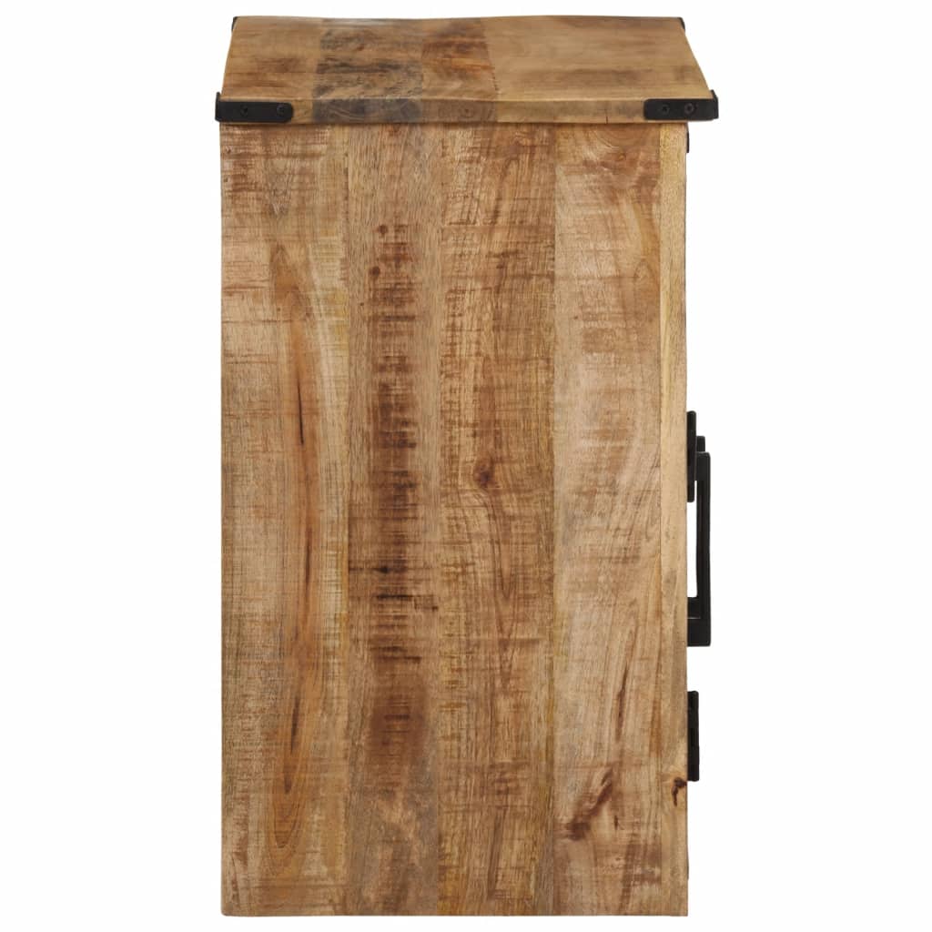 skænk med 2 skuffer 55x35x60 cm massivt mangotræ