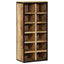 Sko skab 50 x 30 x 110 cm Massivt mangotræ Brun