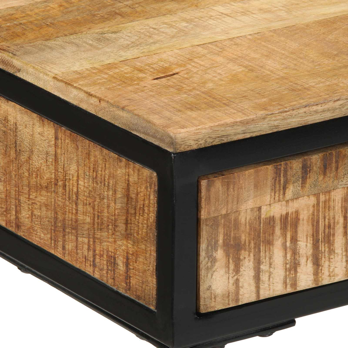 Klædeskab med skuffe Brun 100 x 40 x 120 cm Massivt mangotræ