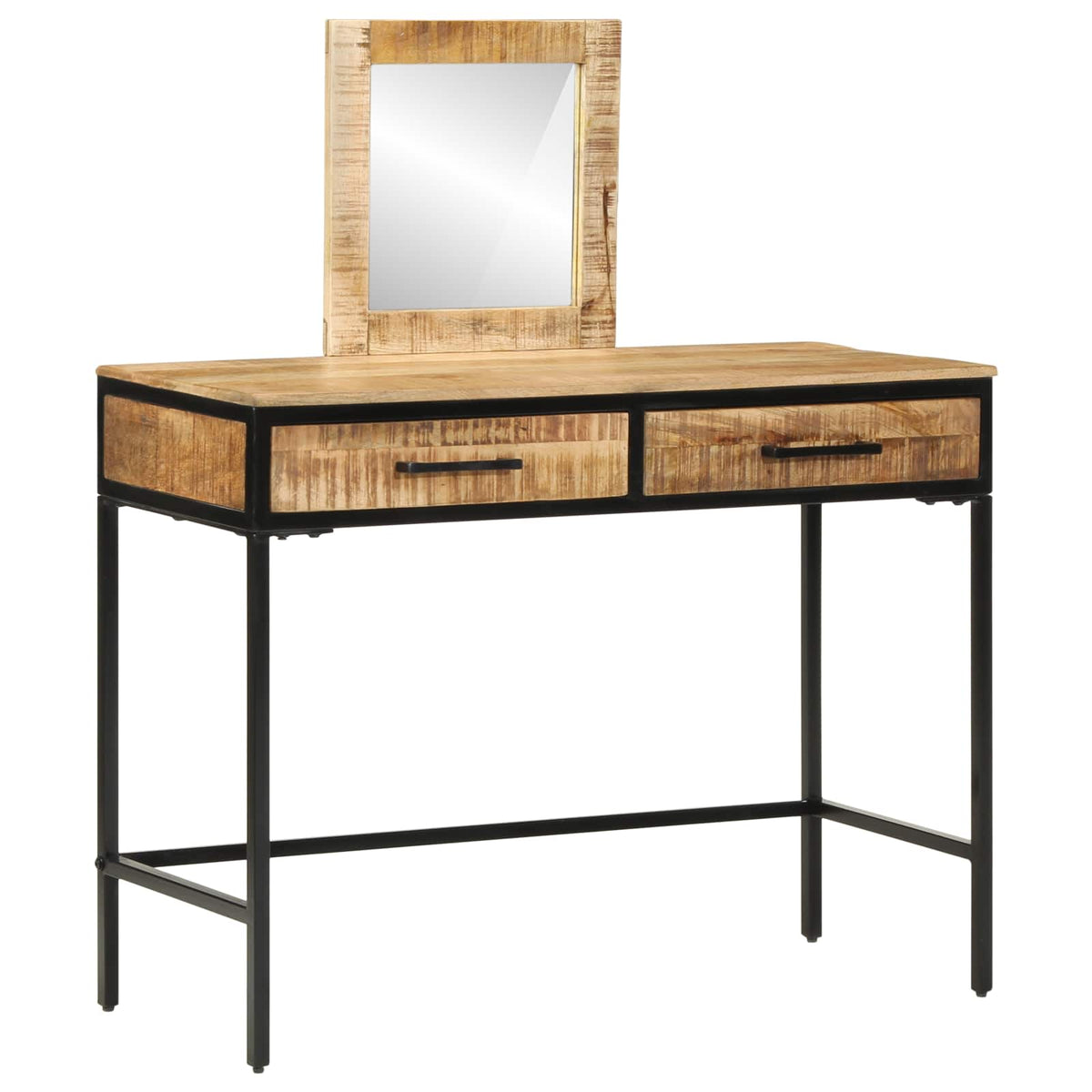 Klædeskab med skuffe Brun 100 x 40 x 120 cm Massivt mangotræ