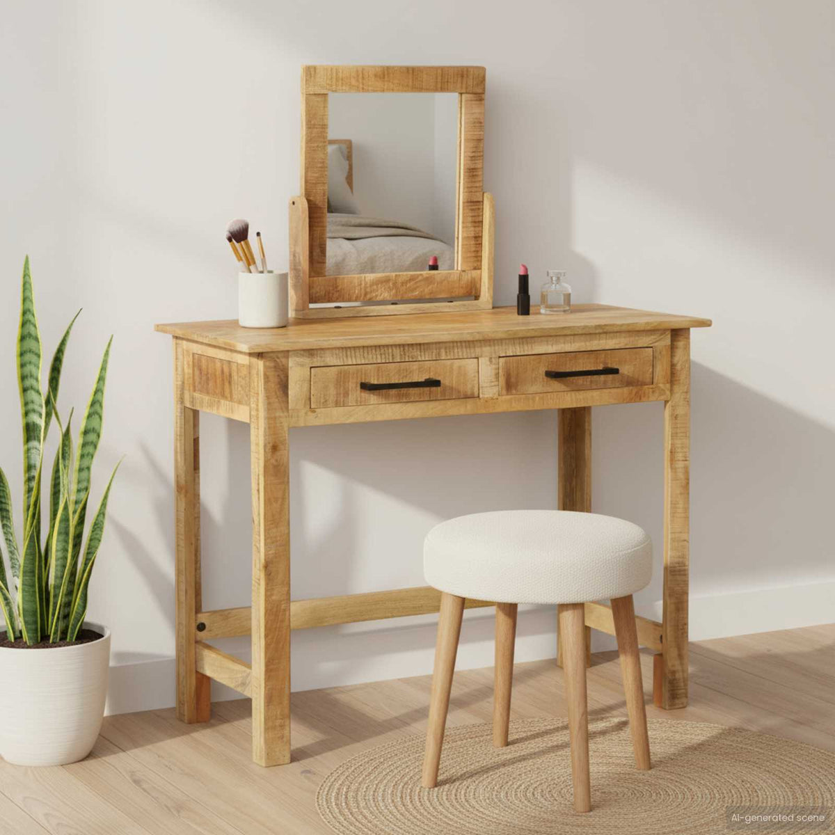 Klædeskab med skuffe Brun 100 x 40 x 120 cm Massivt mangotræ