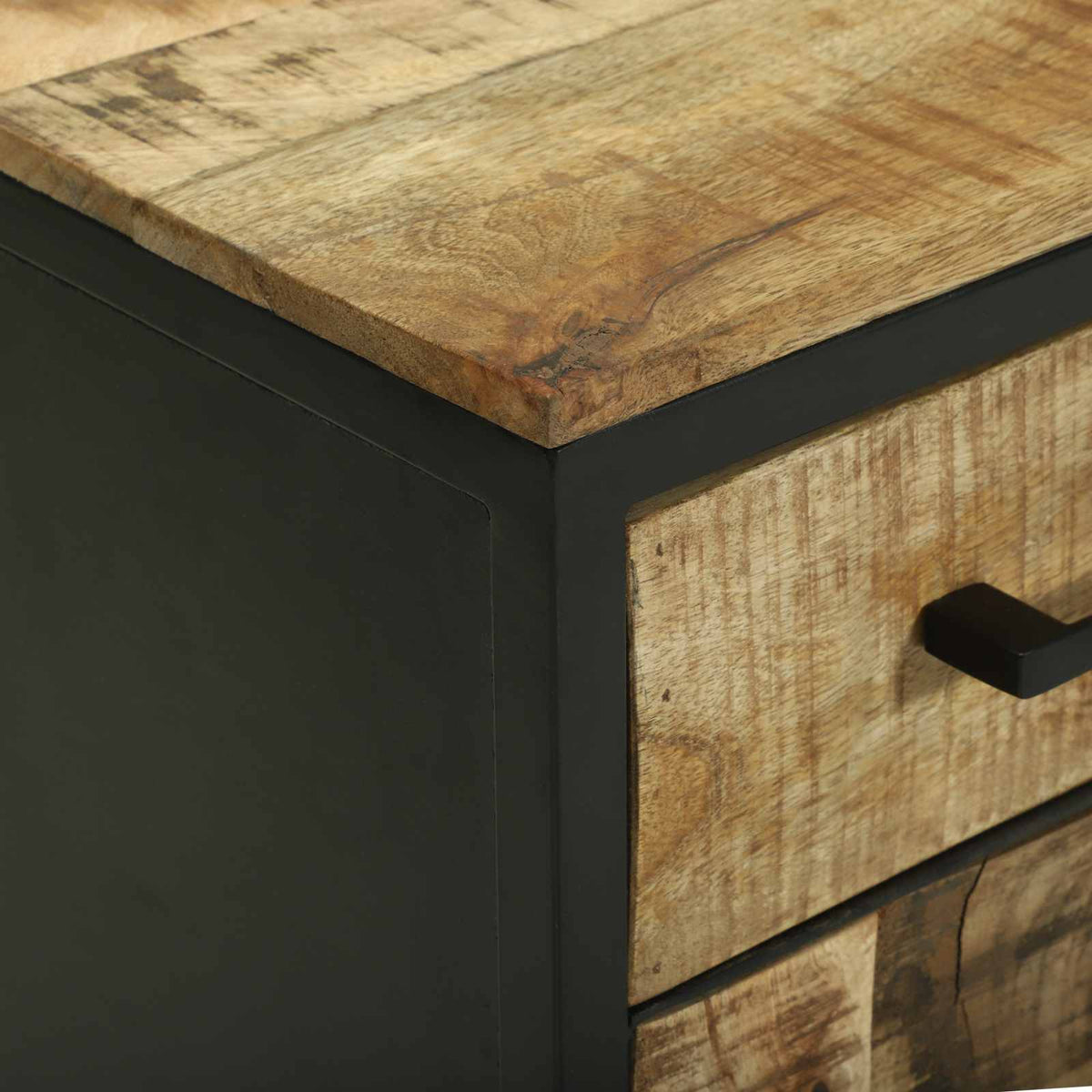 Sideboard med skuffe 70 x 35 x 70 cm Massivt mangotræ