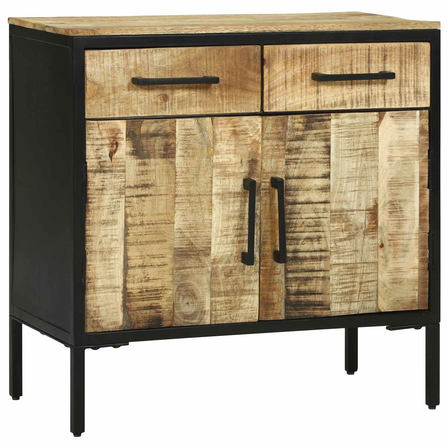 Sideboard med skuffe 70 x 35 x 70 cm Massivt mangotræ
