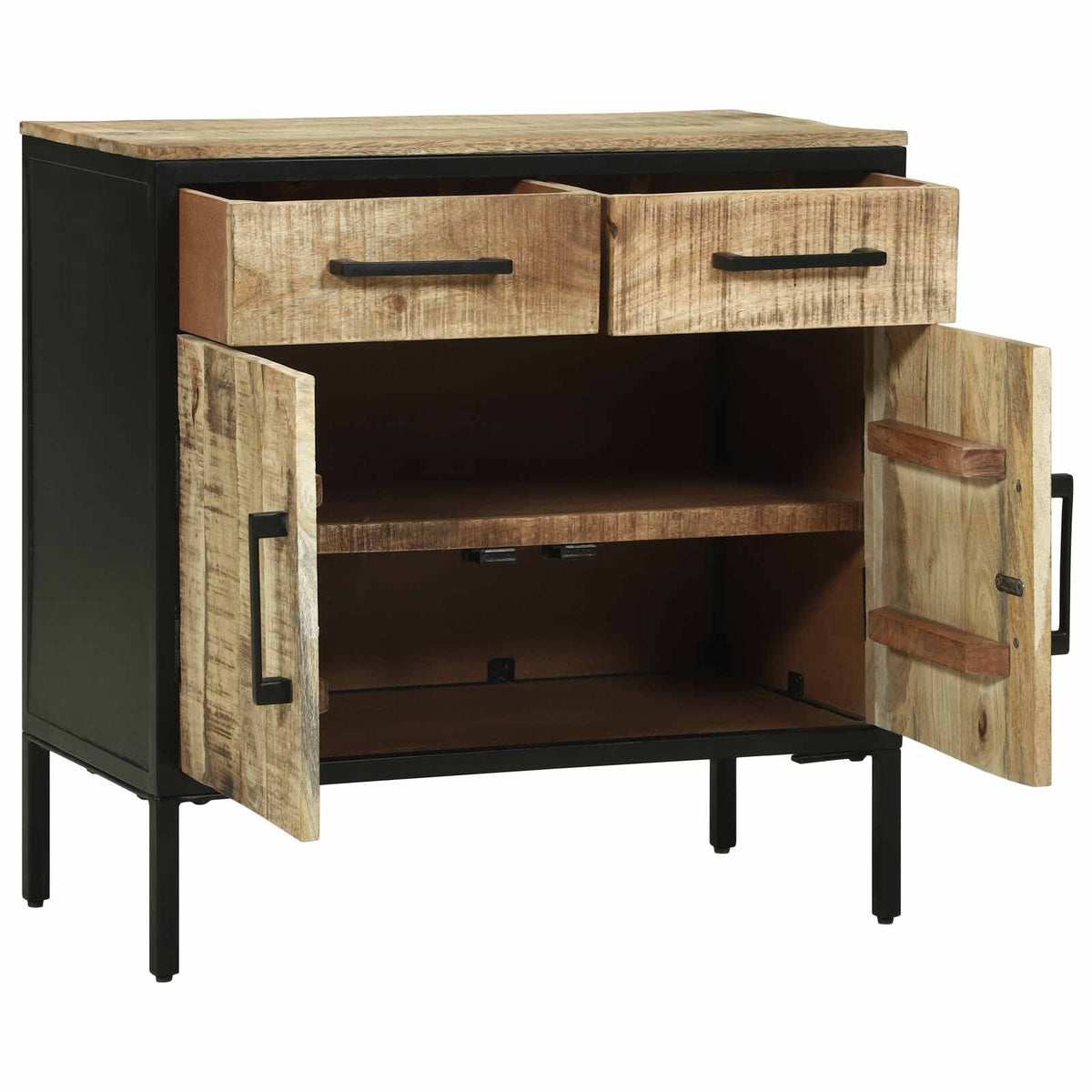 Sideboard med skuffe 70 x 35 x 70 cm Massivt mangotræ