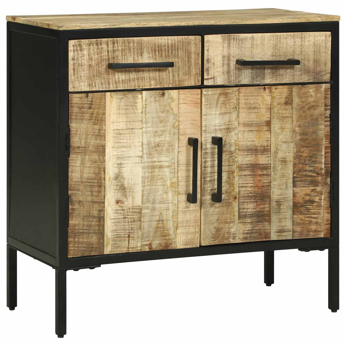 Sideboard med skuffe 70 x 35 x 70 cm Massivt mangotræ