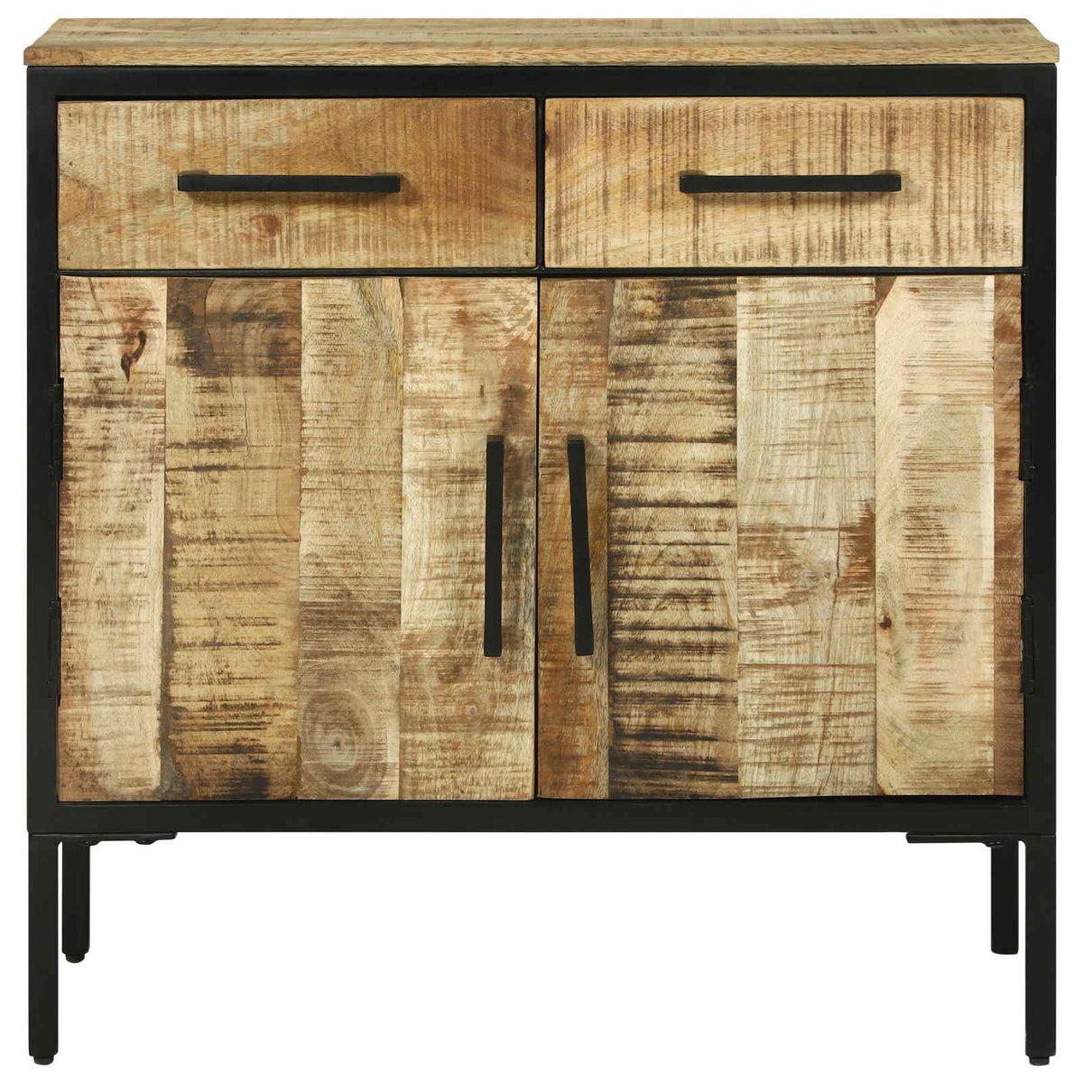 Sideboard med skuffe 70 x 35 x 70 cm Massivt mangotræ