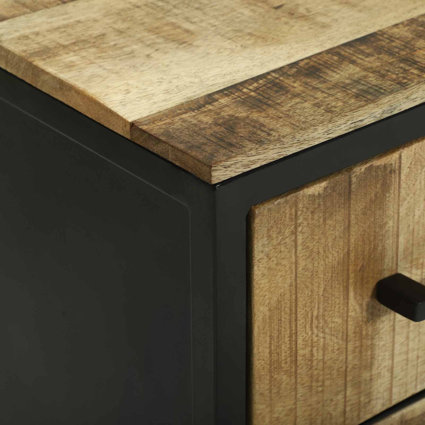Sideboard med skuffe 70 x 35 x 70 cm Massivt mangotræ