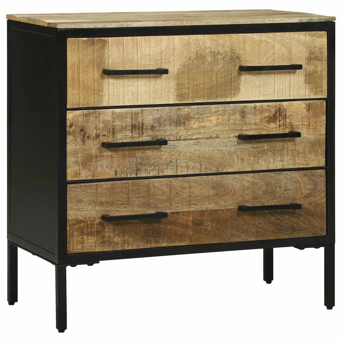 Sideboard med skuffe 70 x 35 x 70 cm Massivt mangotræ
