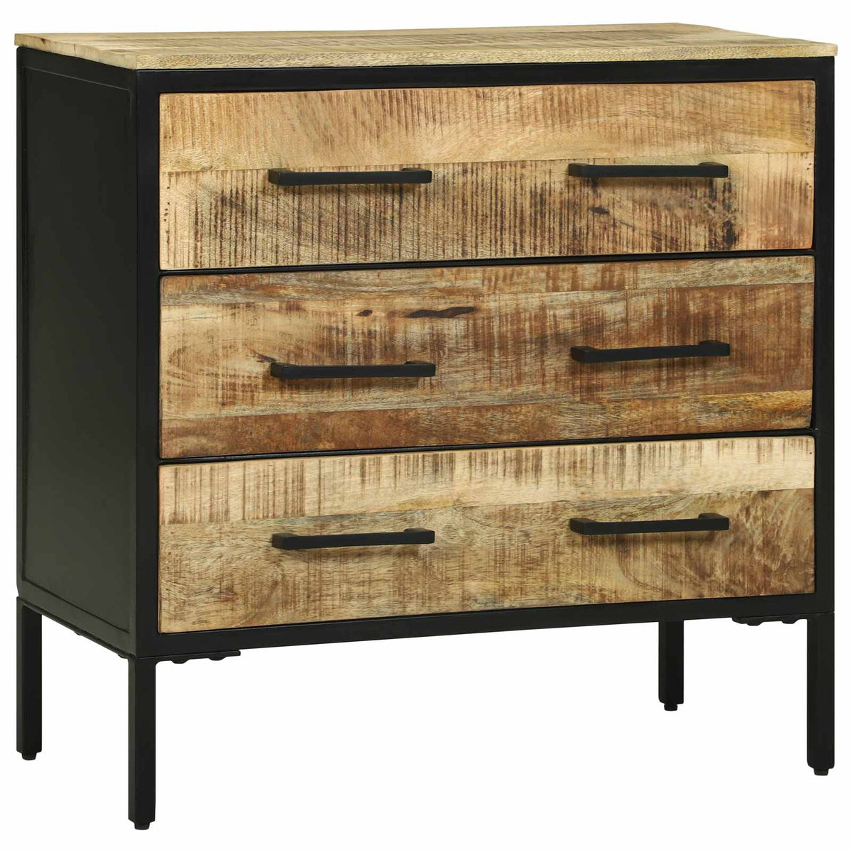 Sideboard med skuffe 70 x 35 x 70 cm Massivt mangotræ