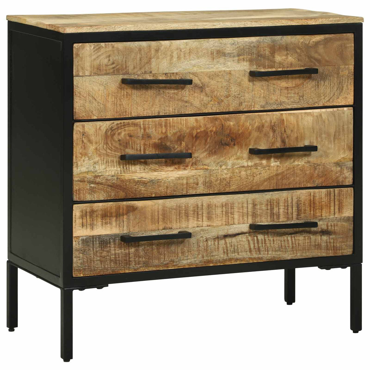 Sideboard med skuffe 70 x 35 x 70 cm Massivt mangotræ