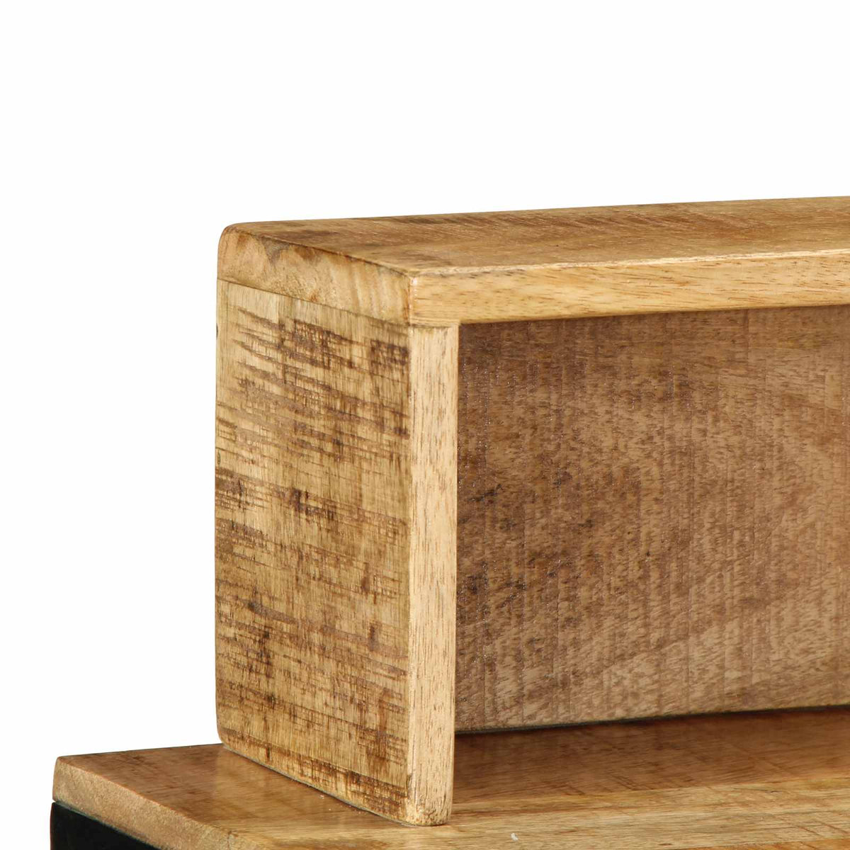 Konsolbord Brun 100 x 55 x 89,5 cm Massiv mango træ og metal