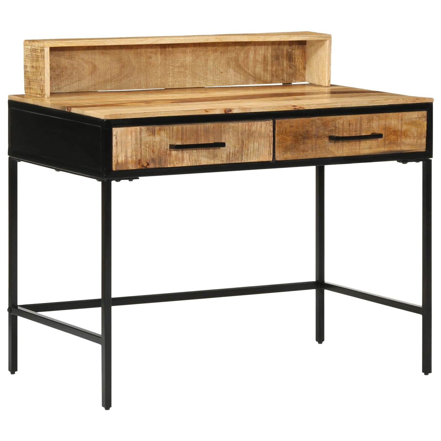 Konsolbord Brun 100 x 55 x 89,5 cm Massiv mango træ og metal