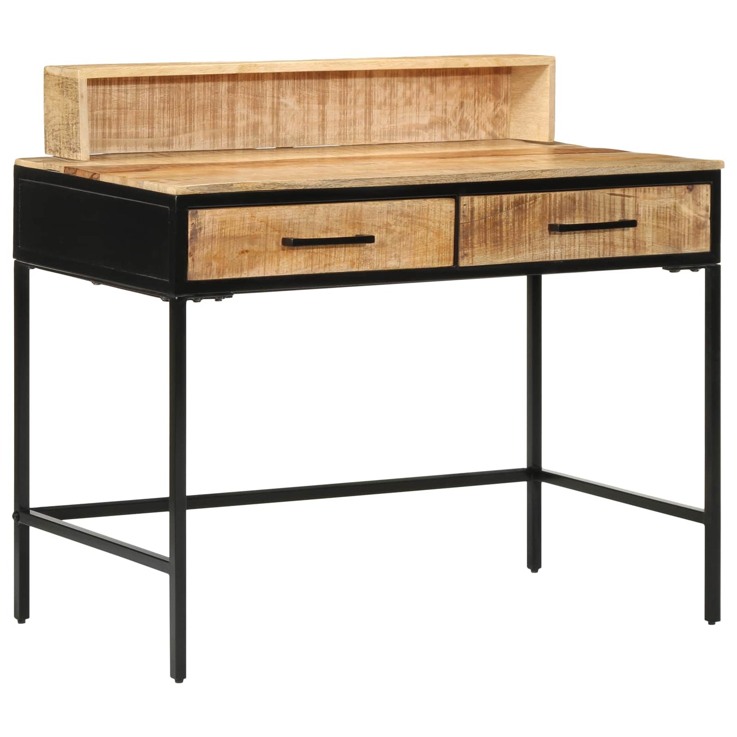 Konsolbord Brun 100 x 55 x 89,5 cm Massiv mango træ og metal