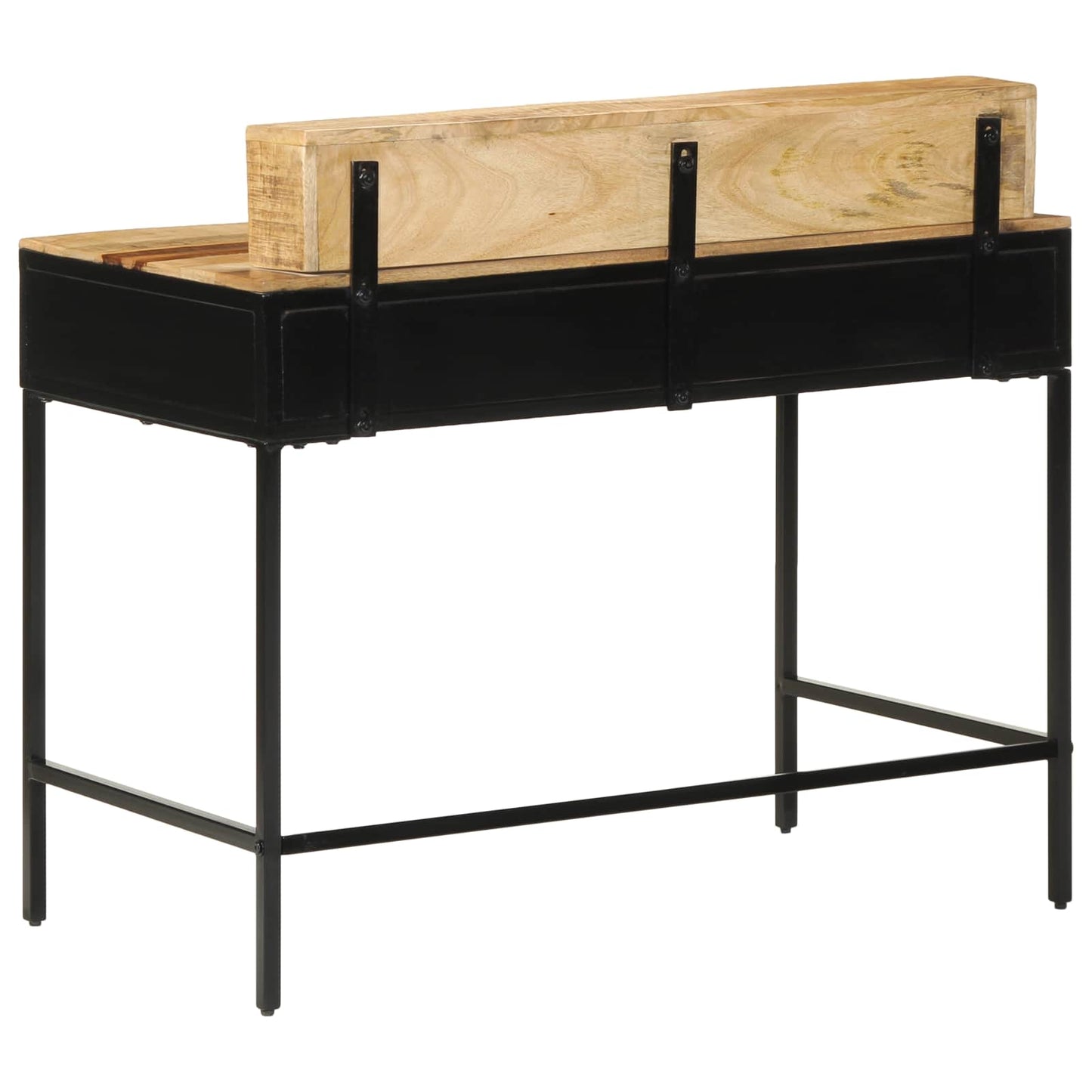 Konsolbord Brun 100 x 55 x 89,5 cm Massiv mango træ og metal