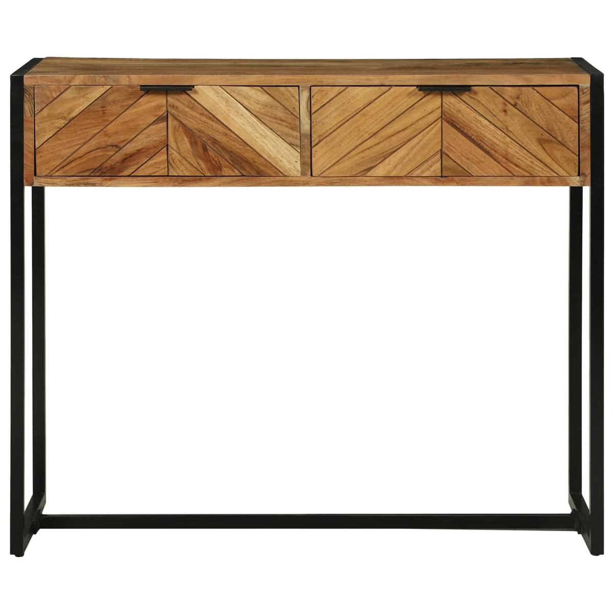 Konsolbord med skuffe Brun 90 x 35 x 75 cm Massivt Akacietræ