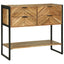 Konsolbord med skuffe Brun 90 x 35 x 80 cm Massivt Akacietræ